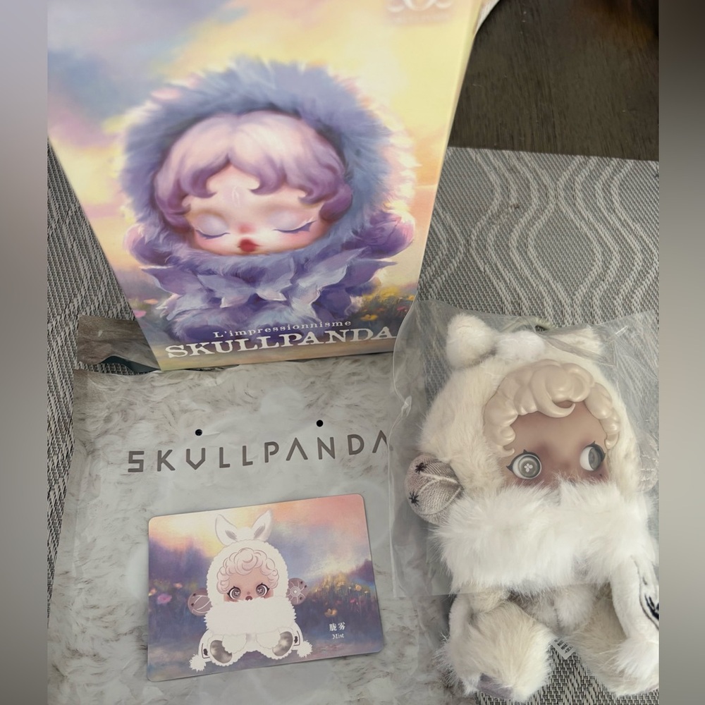 Authentic! Popmart- L’impressionnisme Skullpanda-… - image 1